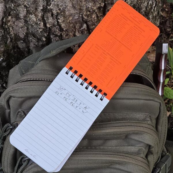 Rite in the Rain - Top Spiral Notebook Orange - Image 3